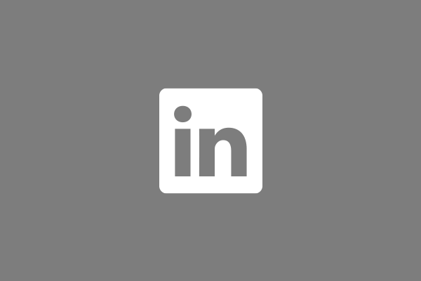 gray LinkedIn logo