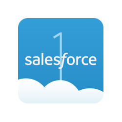 Salesforce written above cloud with a "1" behind it.