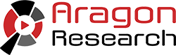 Red, black and gray Aragon Research logo