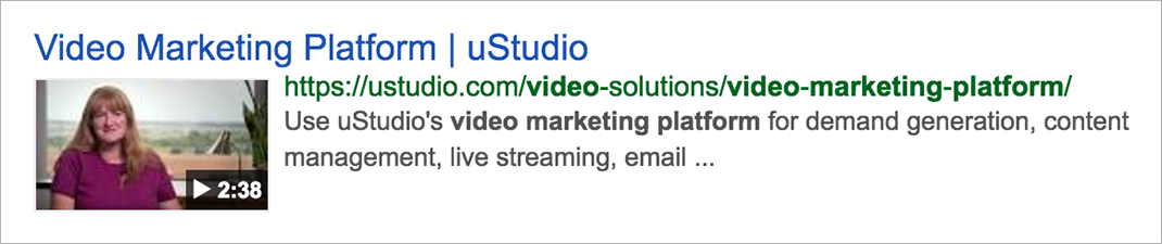 Video SEO Solutions | uStudio Video Platform