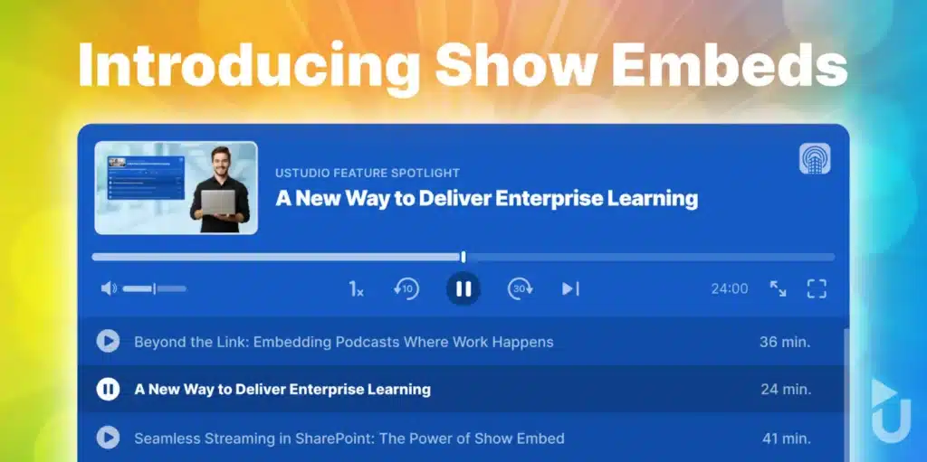 uStudio product announcement: Introducing show embeds