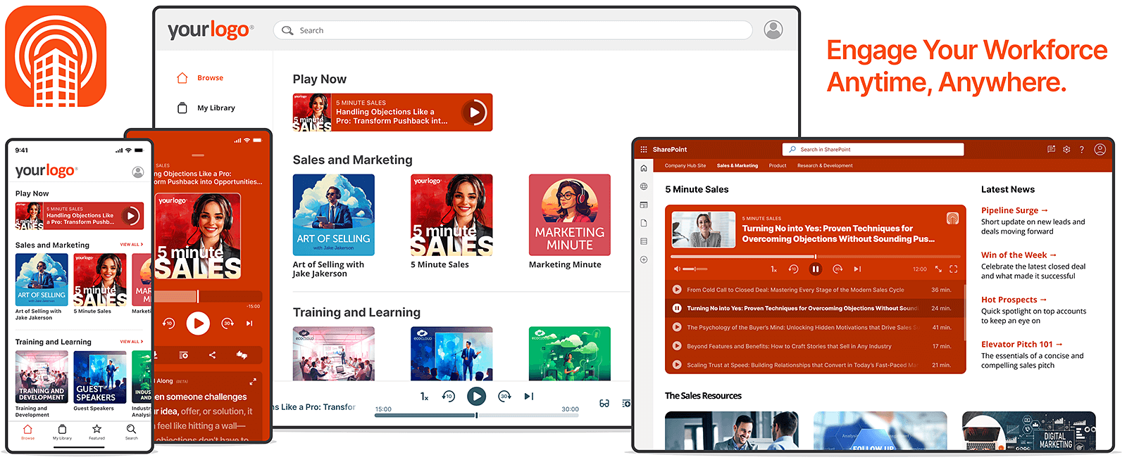 uStudio Mobile, Web, and Embed Apps