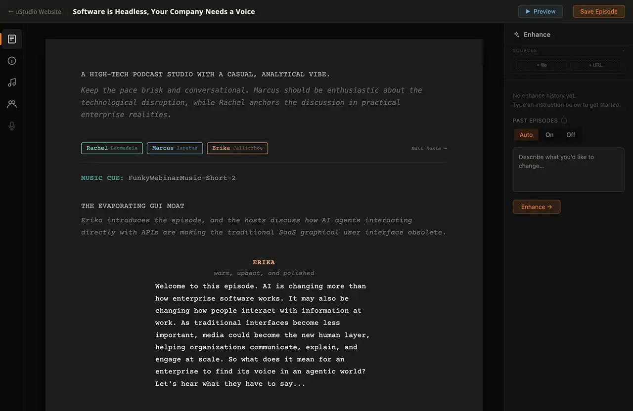 uStudio Labs - Autocast